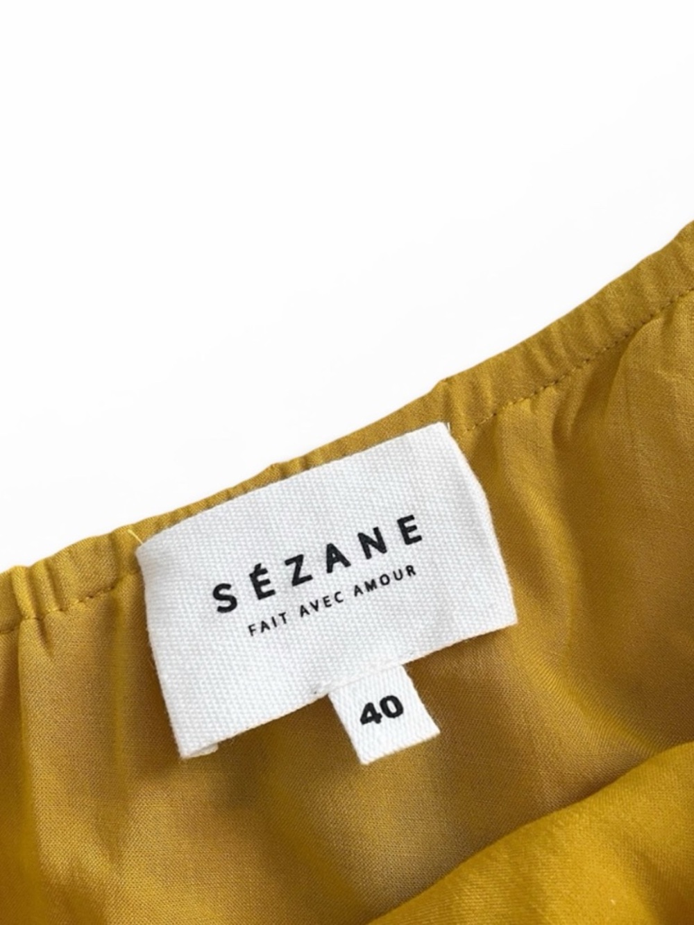 Sezane Adelie One Shoulder Silk Blouse - Picture 8 of 9